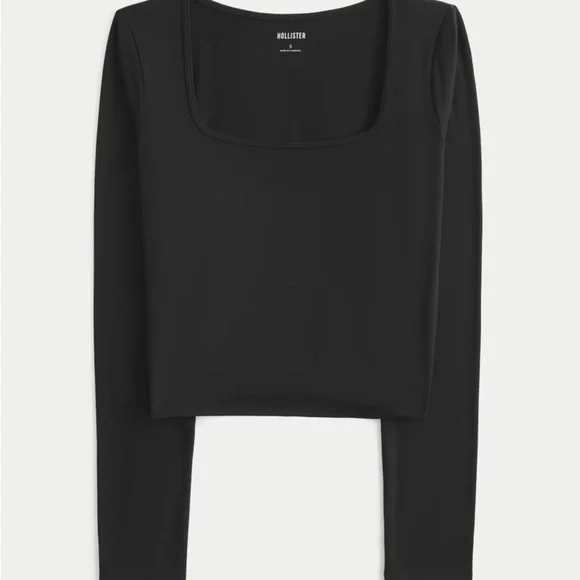 Hollister Women's Black Long Sleeve Top​ - Picture 2 of 5